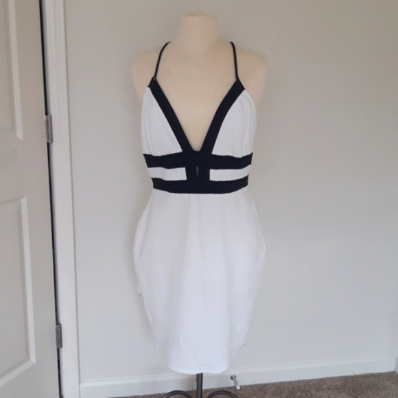 Charlotte Russe Black Sexy Date Night Bodycon Dress